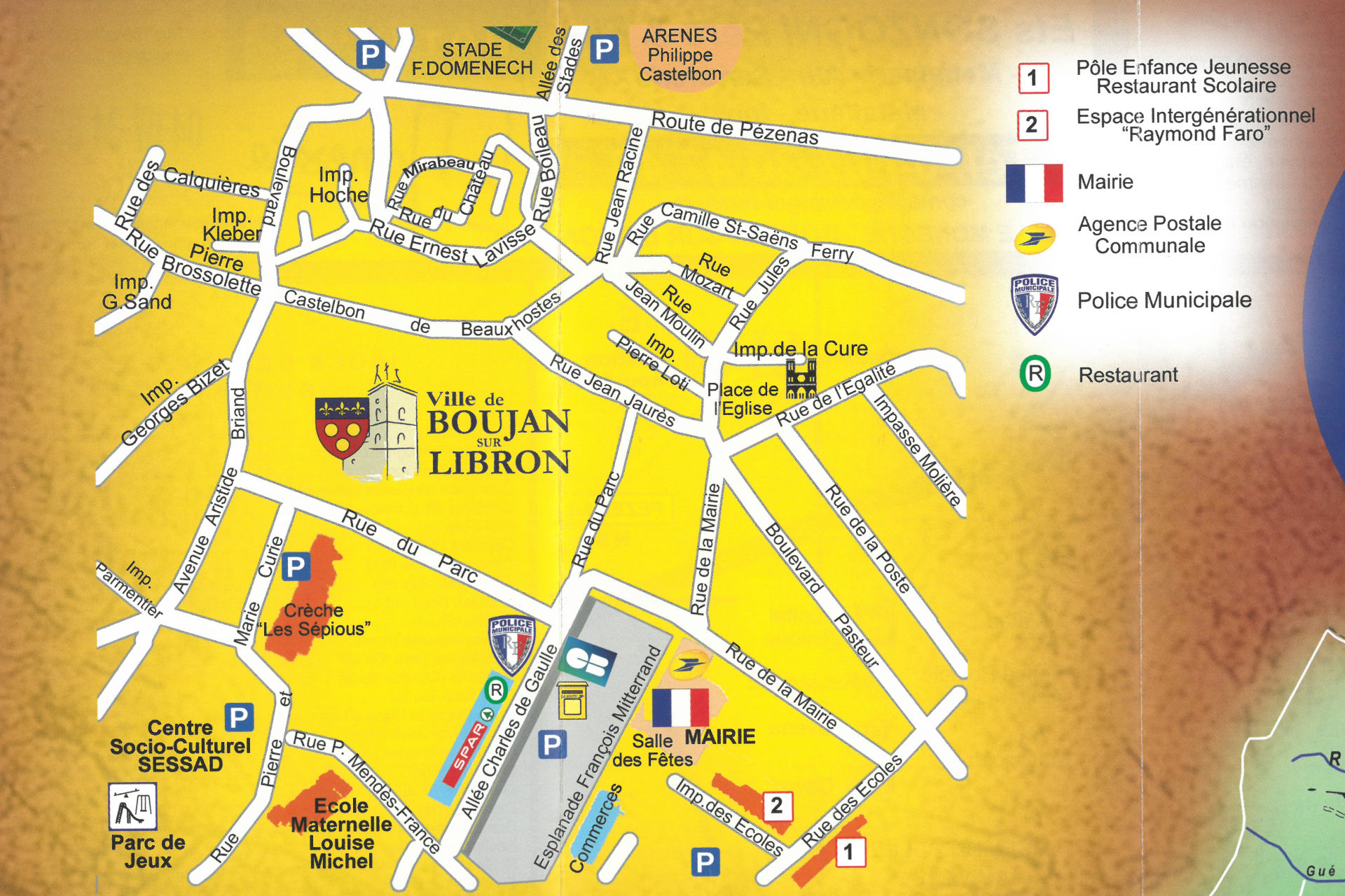 Parkings Boujan sur Libron